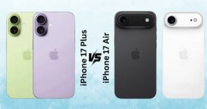 iPhone 17 Air vs. iPhone 17 Plus